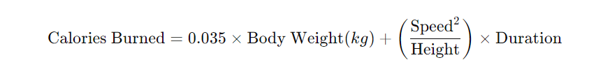 calorie calculation formula